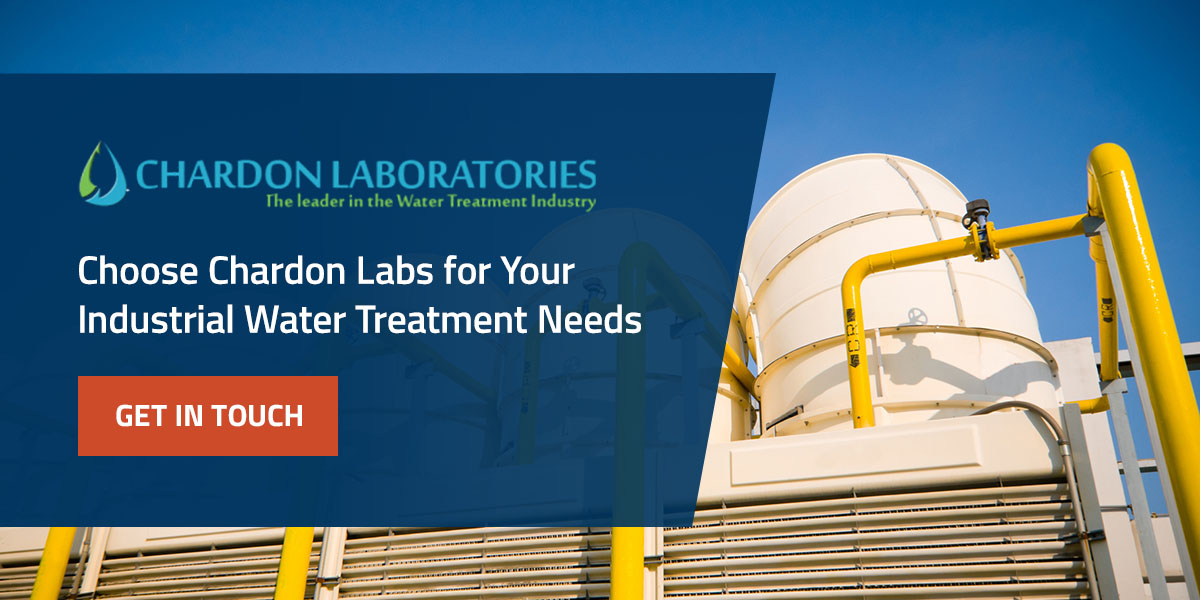 Choose Chardon Labs for your Industrial Water Treatment Needs