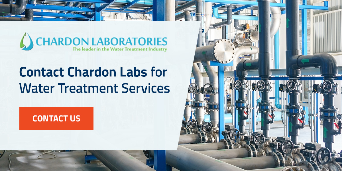 Contact Chardon Labs for Water Treatment Services