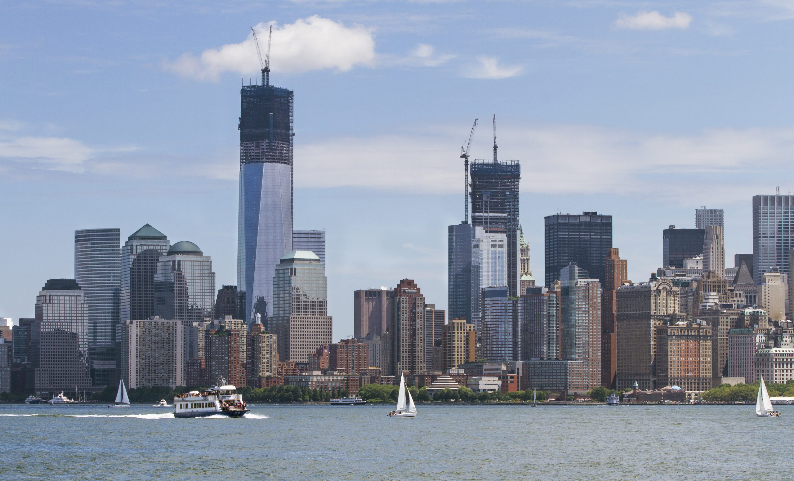 View of Manhattan, NY from Liberty Island